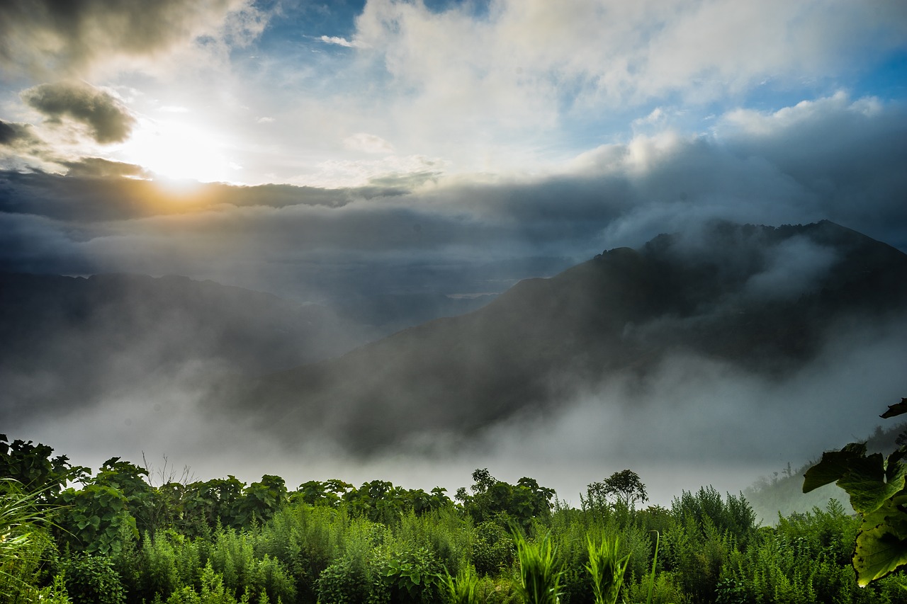 clouds  mountain  nice free photo