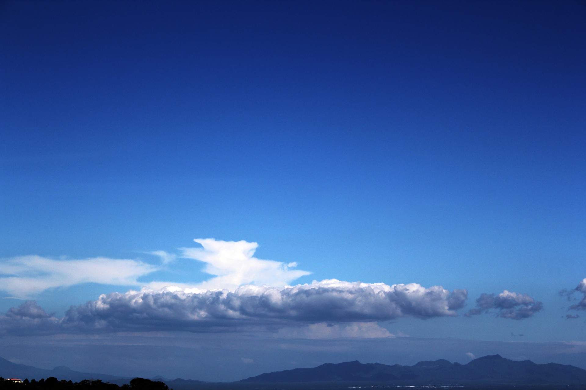 clouds cloudy sky blue sky free photo