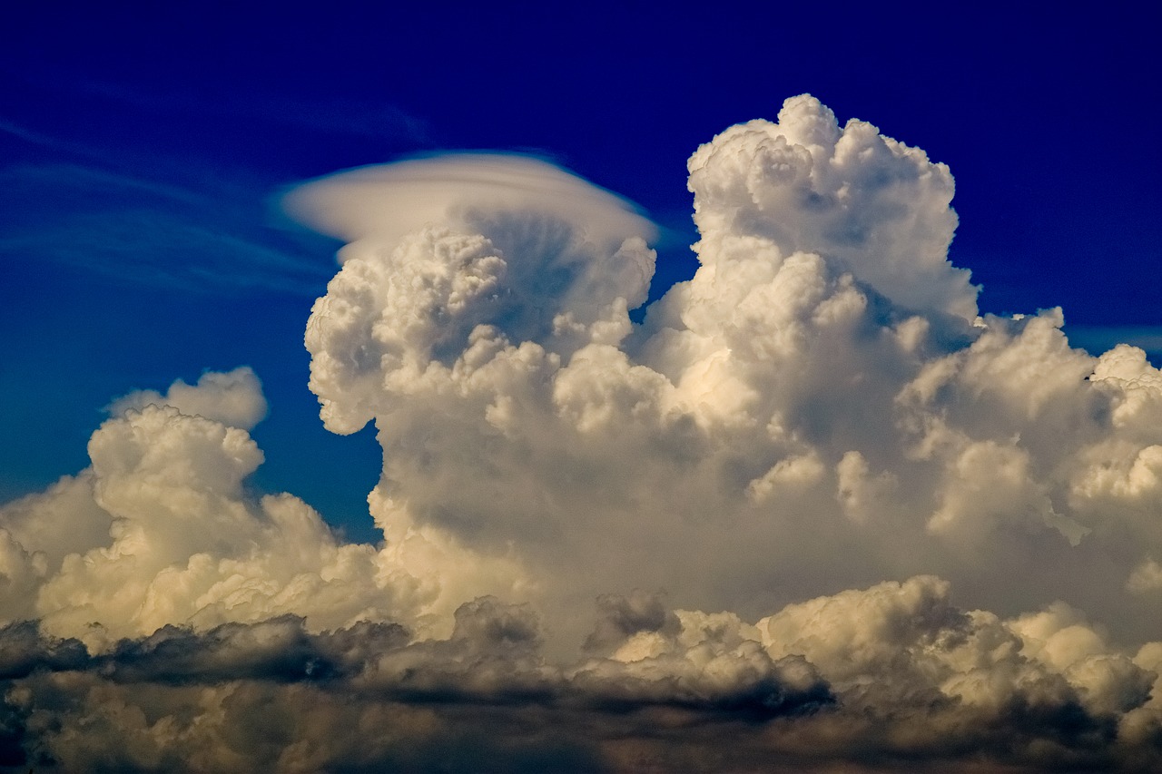 clouds  white  cumulus free photo