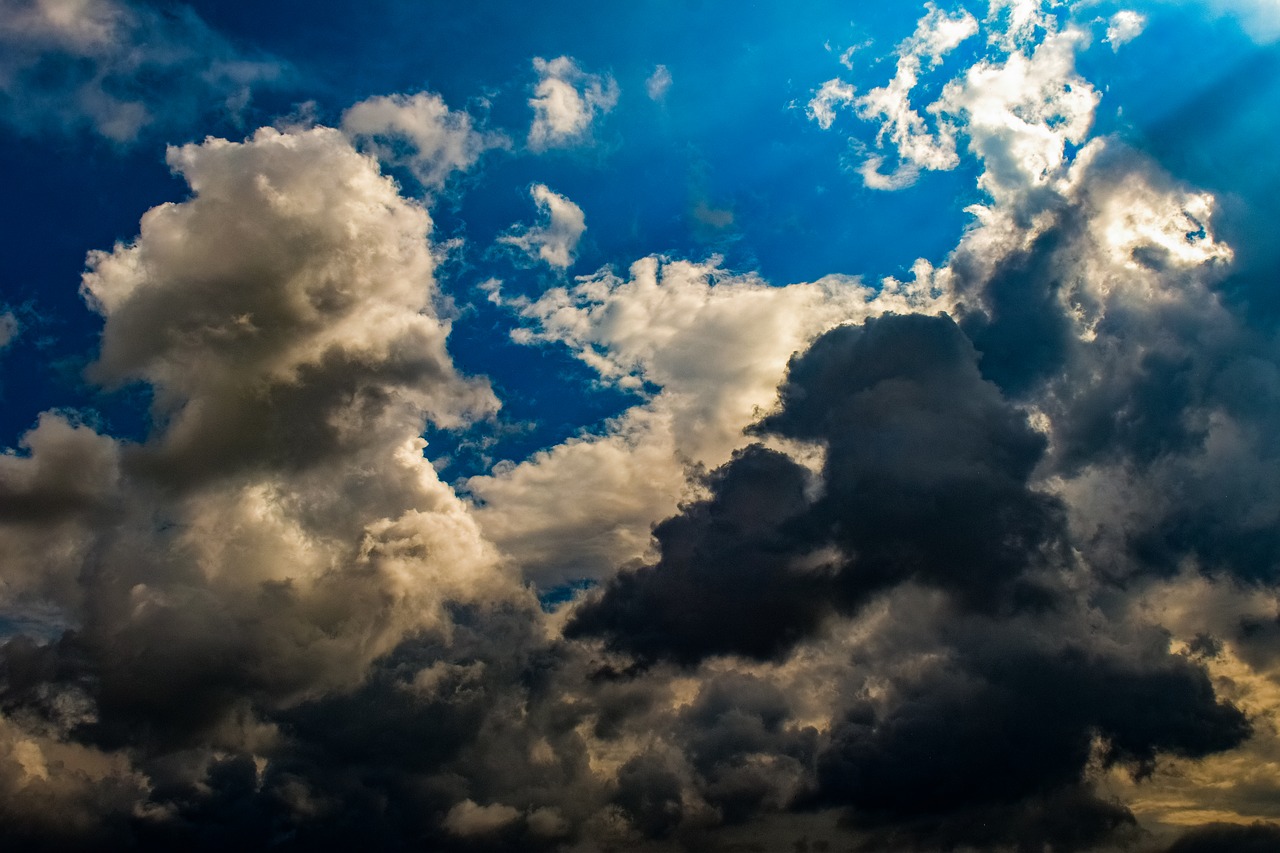 clouds  white  nature free photo