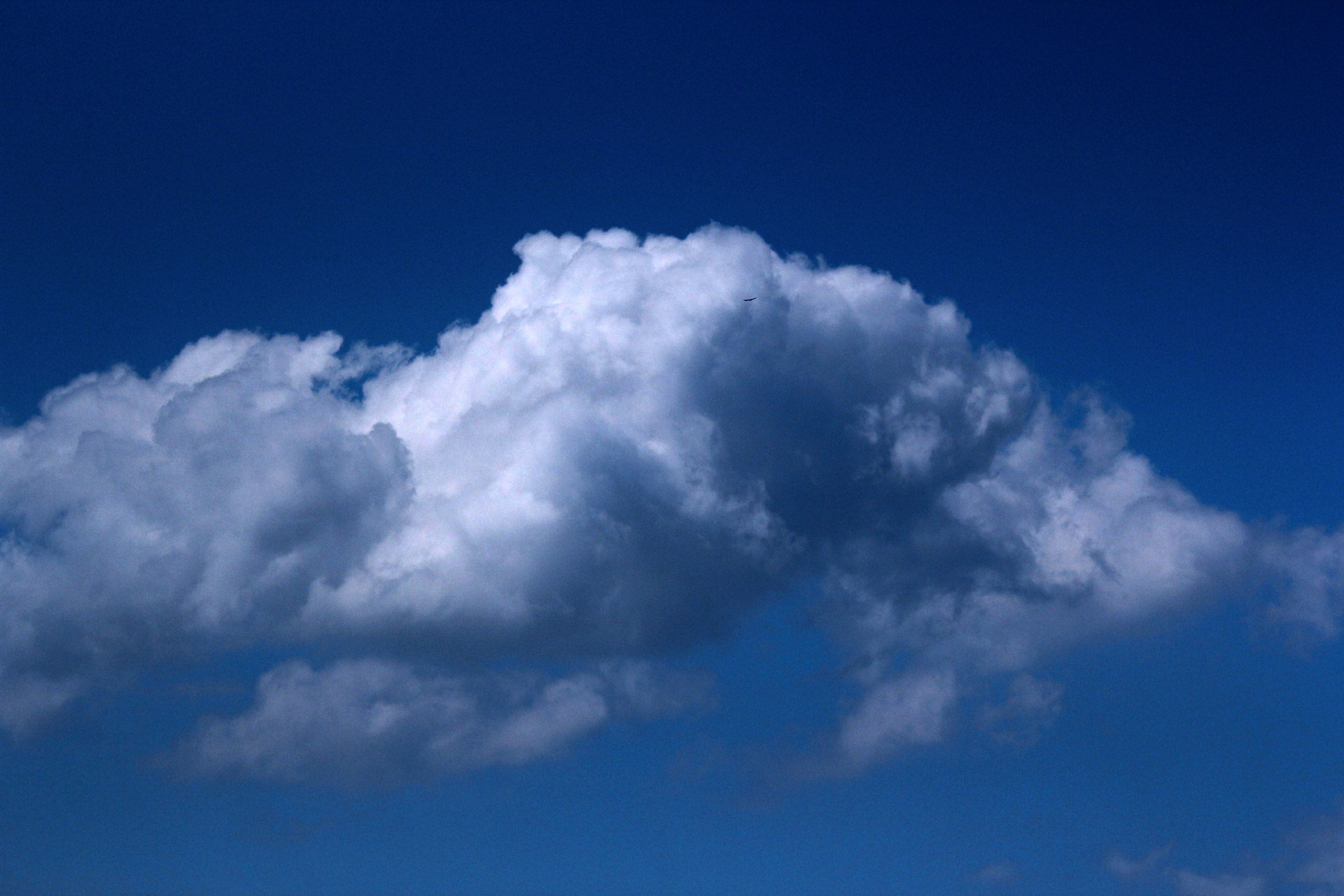 clouds cloudy sky blue sky free photo