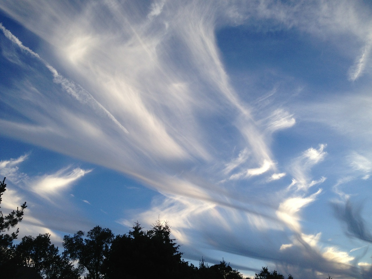 clouds sky pattern free photo