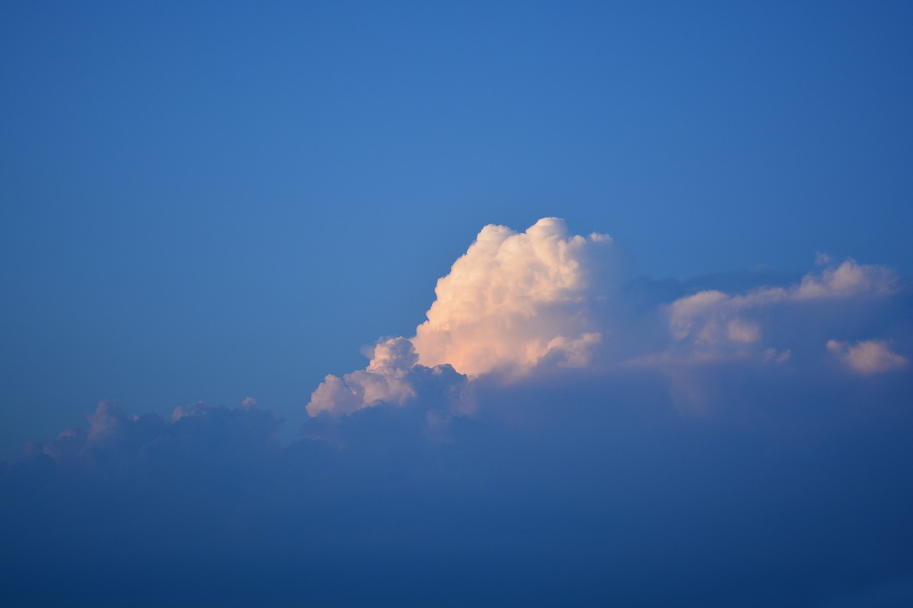 clouds  blue  sky free photo