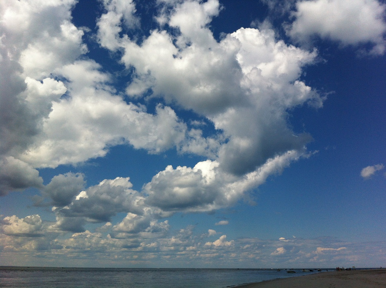 clouds sky blue free photo