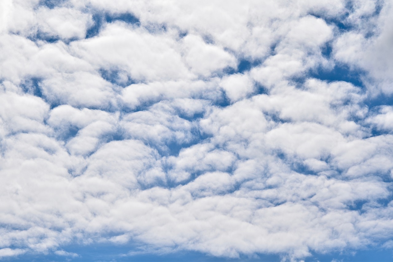 clouds  white clouds  cumulus free photo