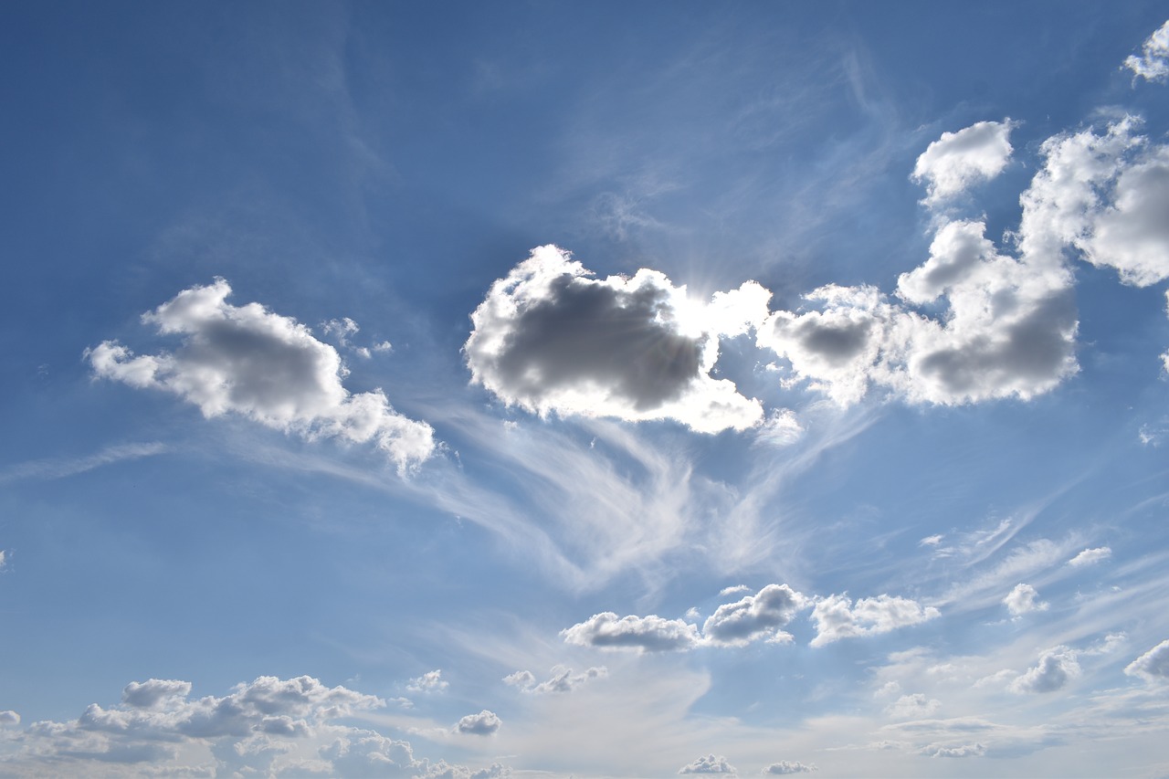 clouds  sky  blue free photo