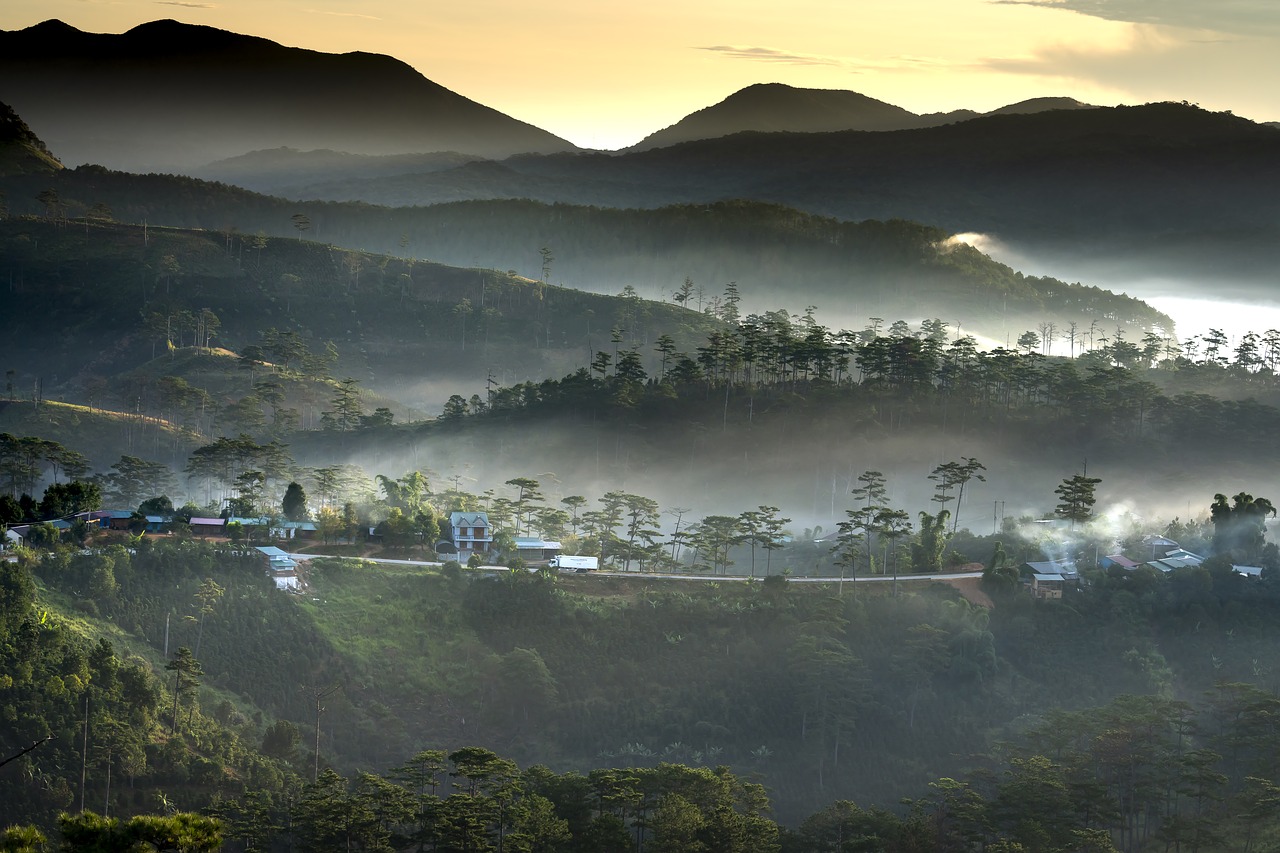 clouds  dawn  vietnam free photo