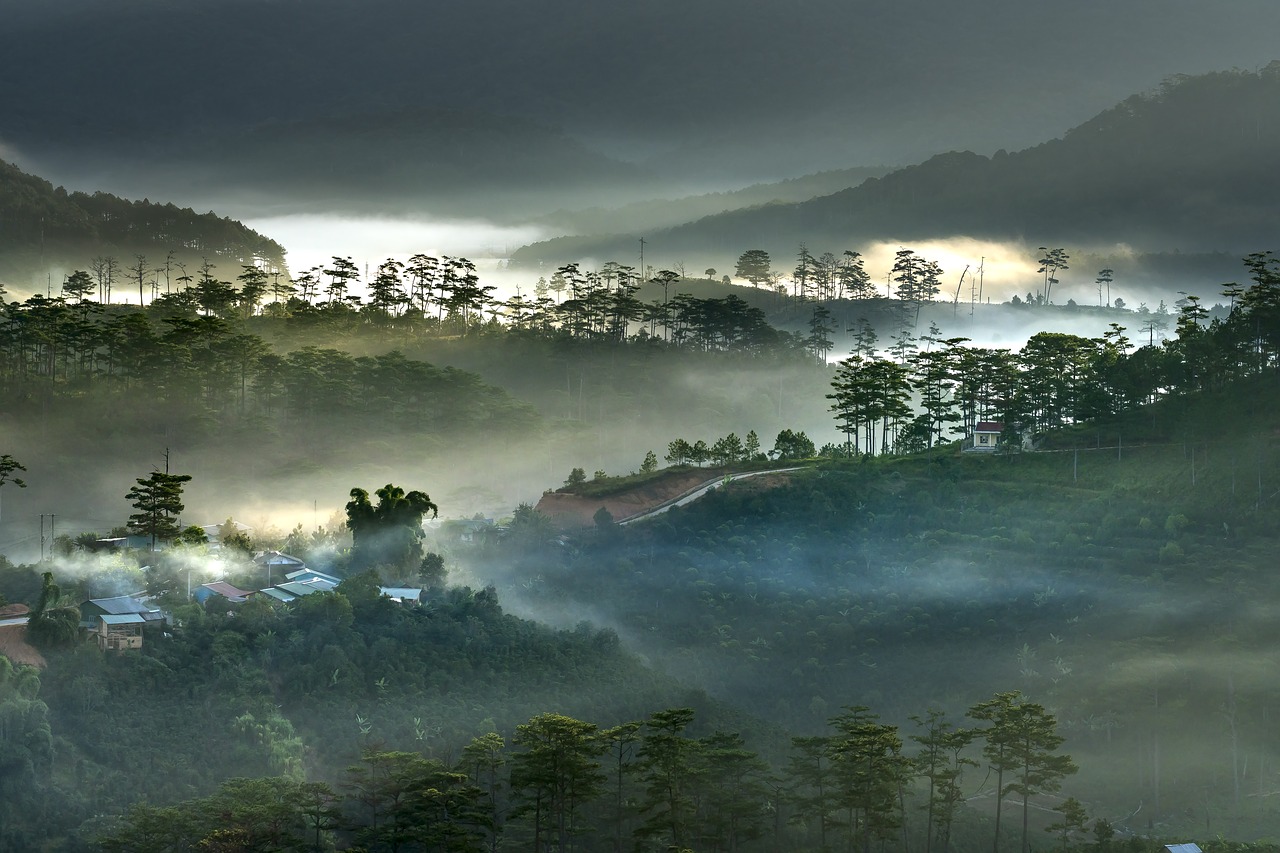 clouds  dawn  vietnam free photo