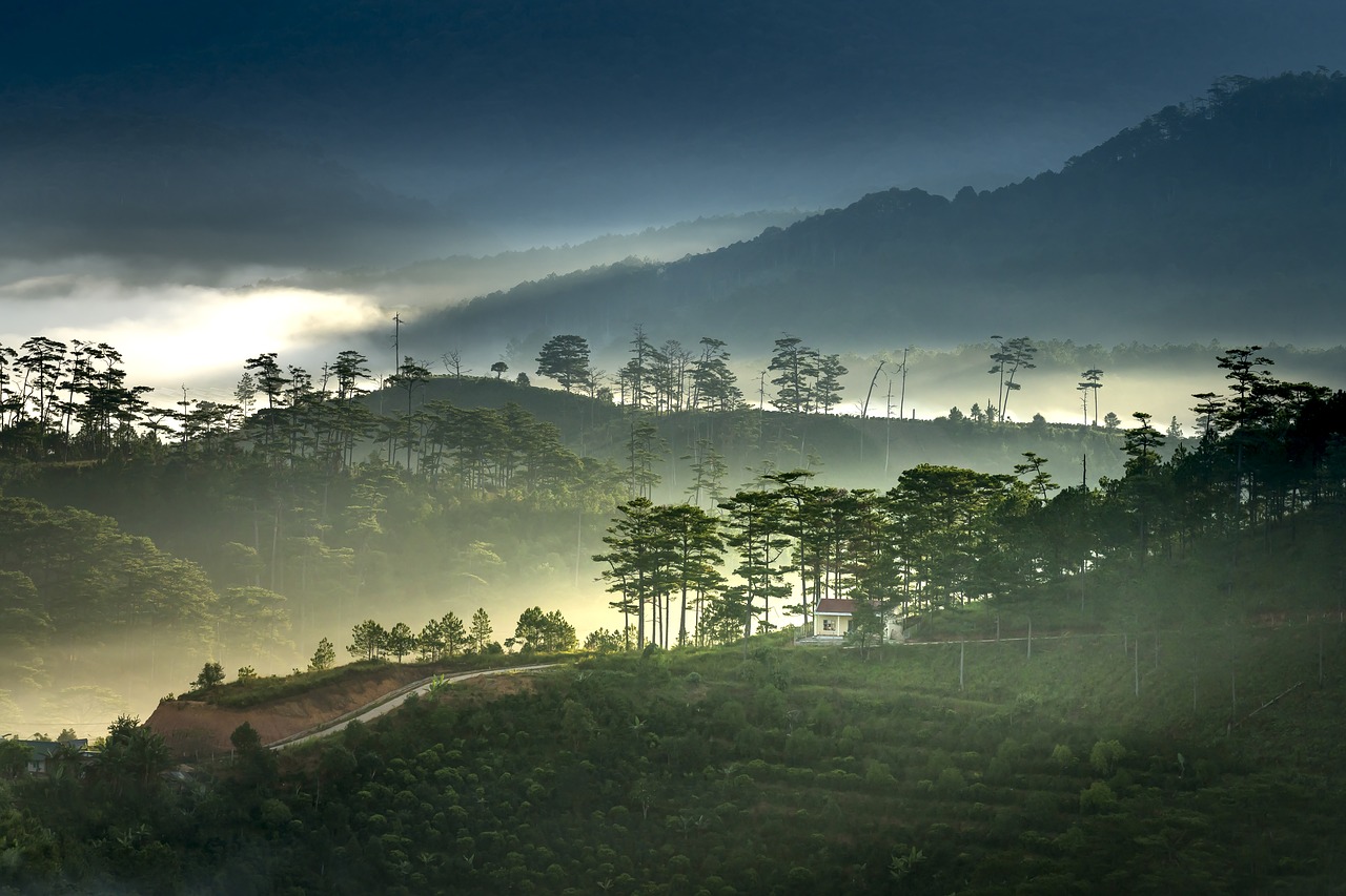 clouds  dawn  vietnam free photo