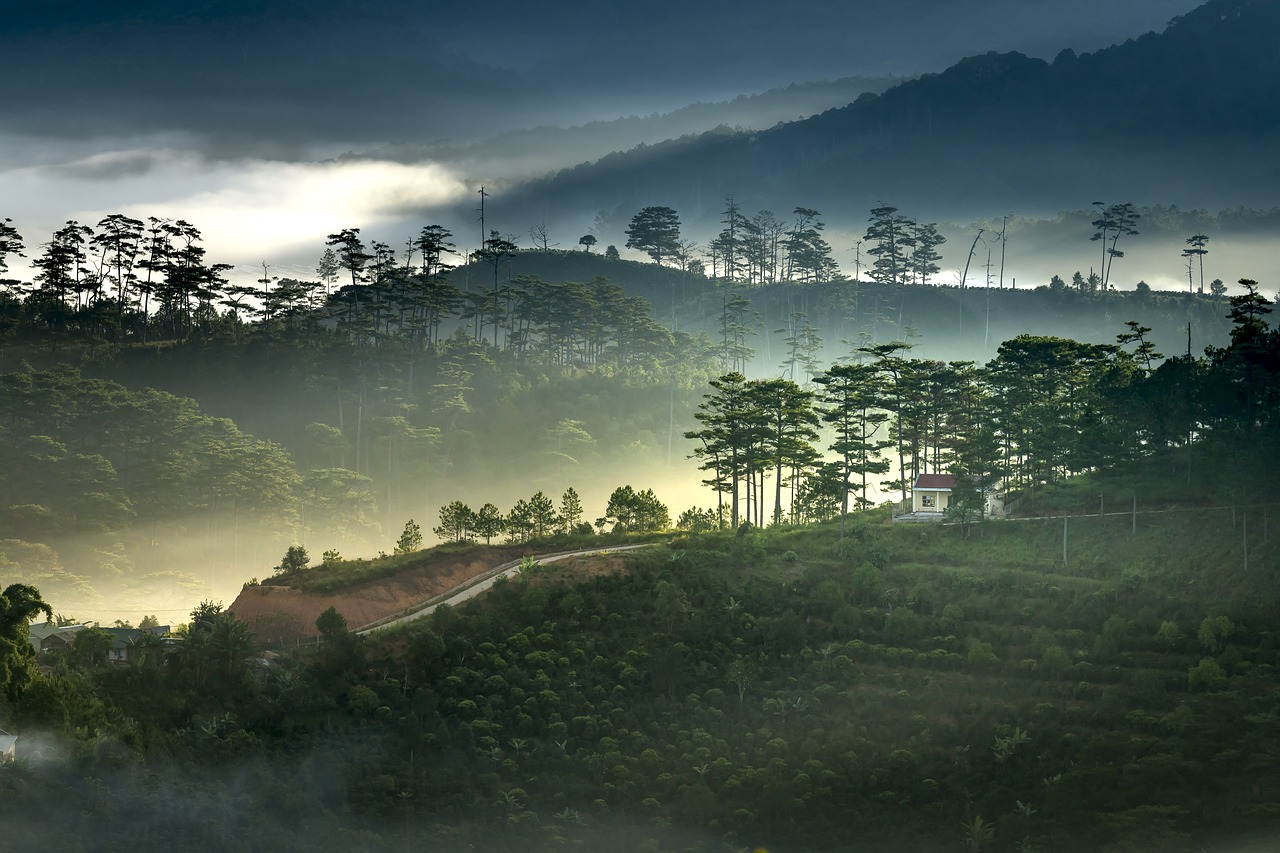 clouds  dawn  vietnam free photo