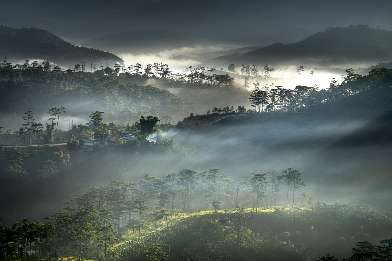 clouds  dawn  vietnam free photo