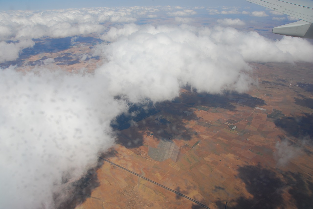 clouds  morocco  flight free photo