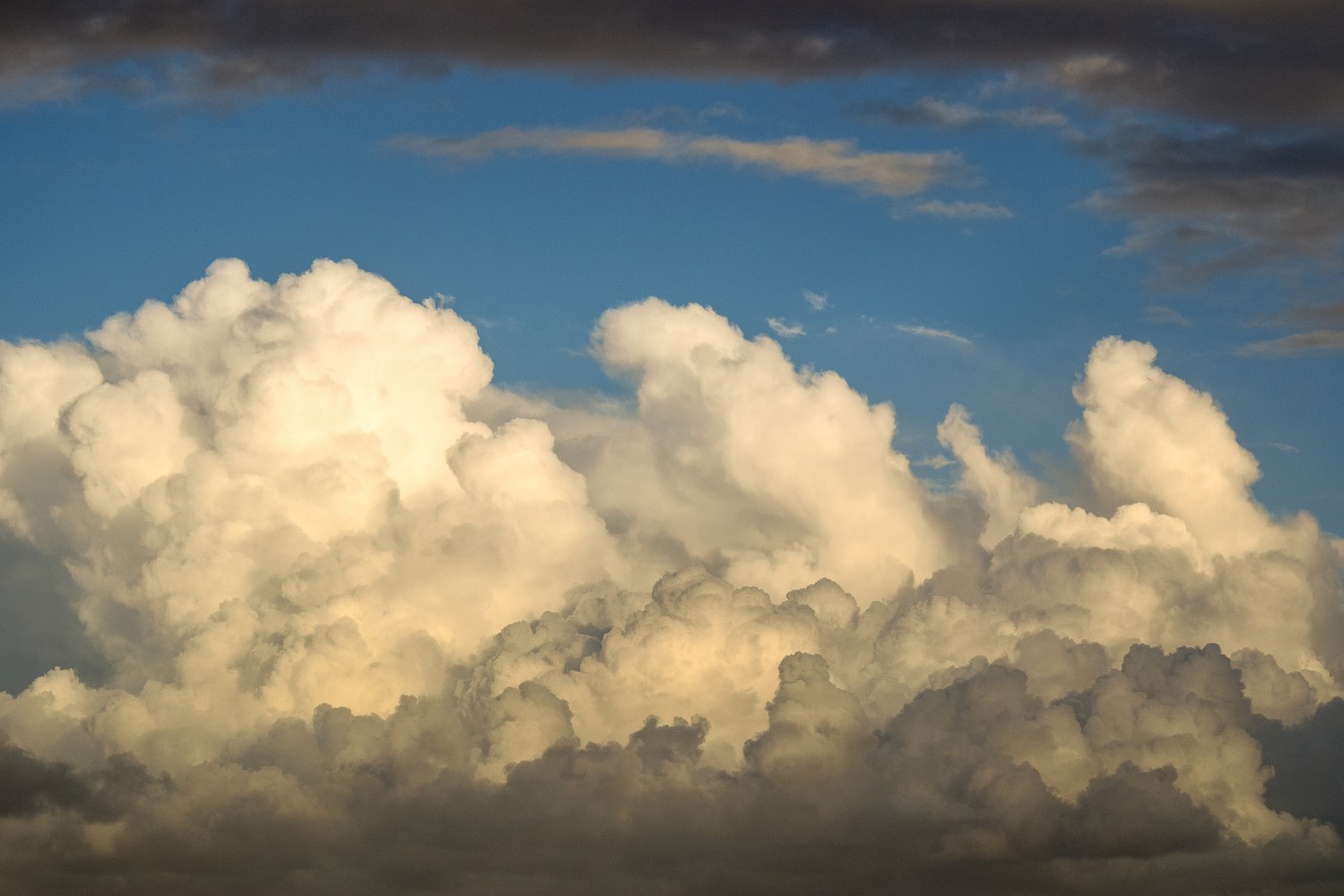 clouds  cumulus  spectacular free photo