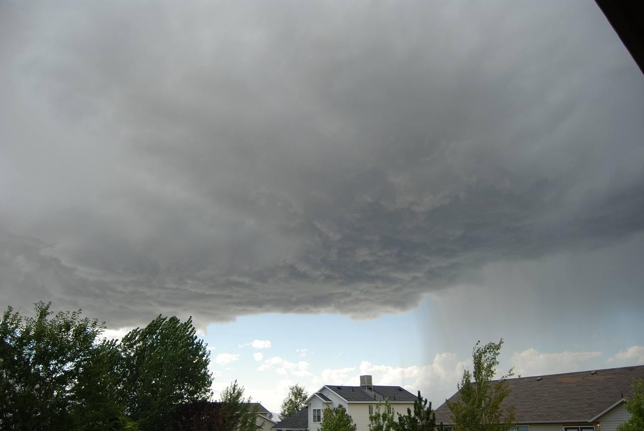 clouds rain sky free photo