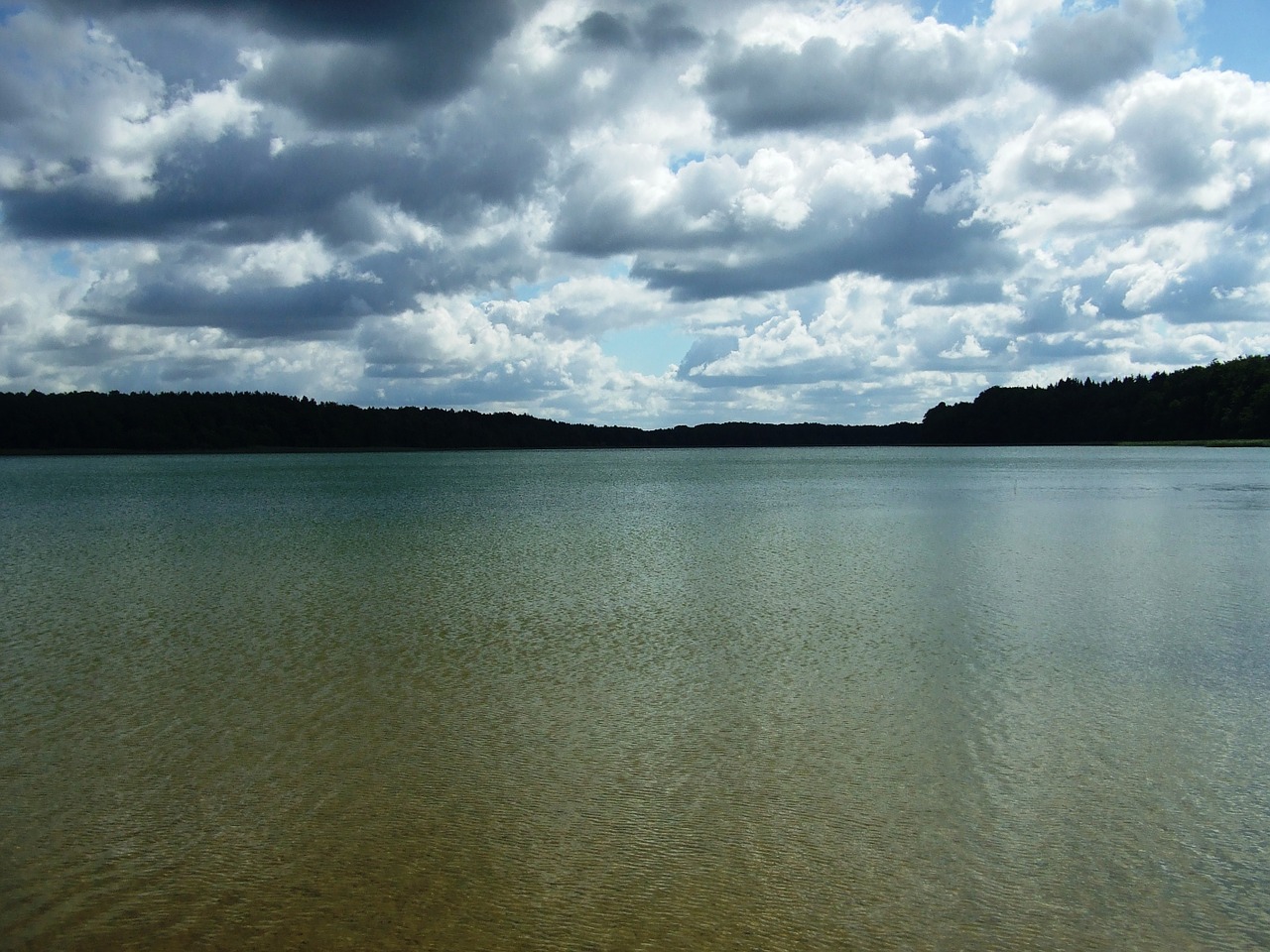 clouds water landscape free photo