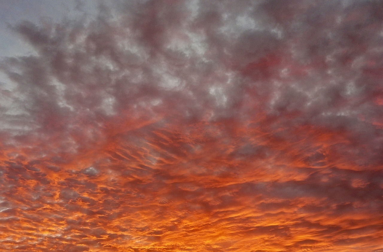 clouds dawn sunrise free photo