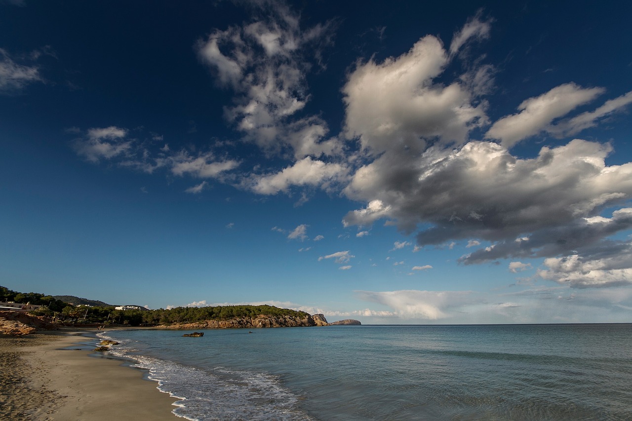 clouds sky blue free photo