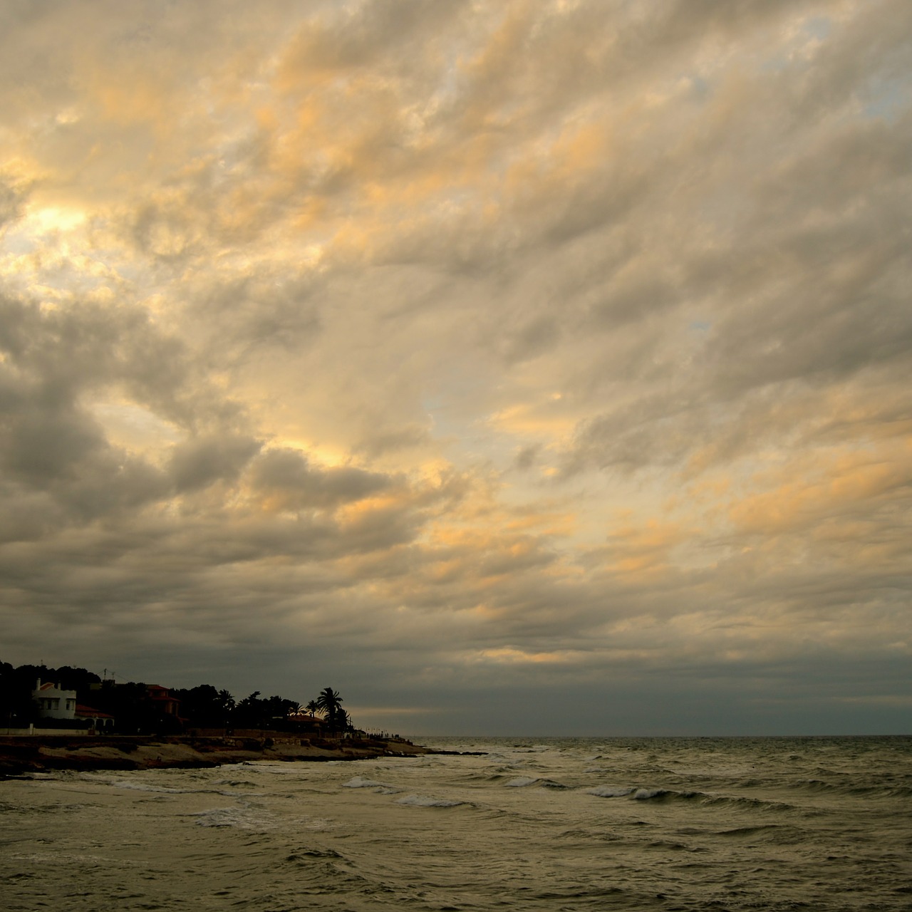 clouds sea sky free photo