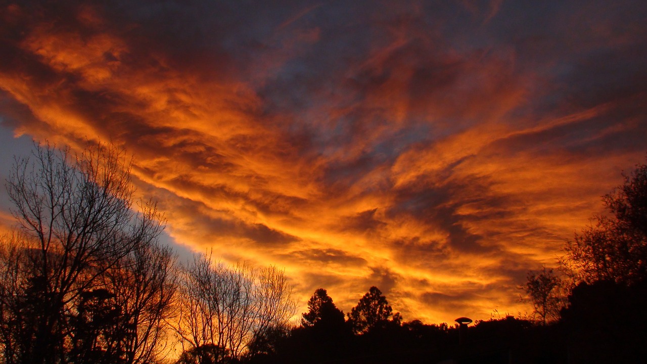 clouds sunrise light free photo