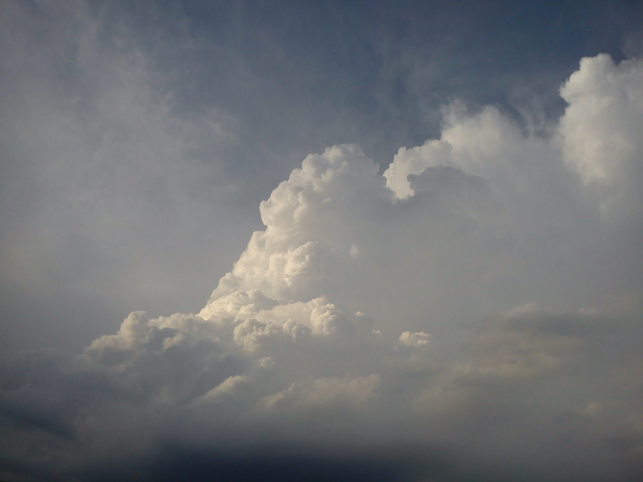 clouds cumulus clouds sky free photo