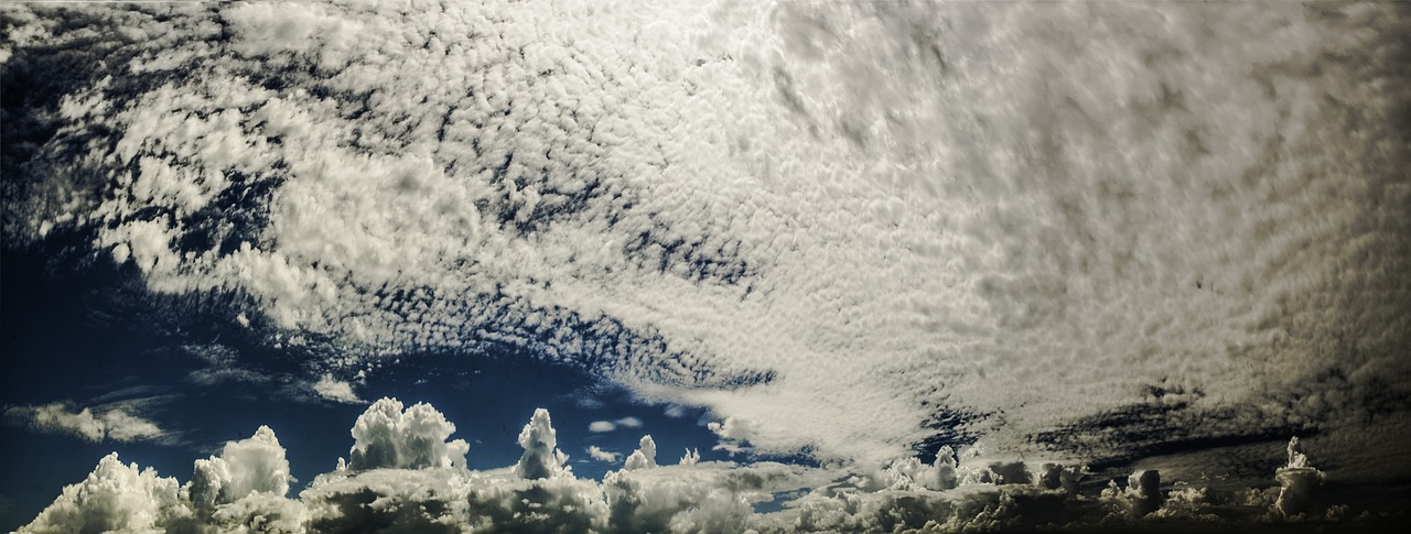 clouds sky horizon free photo