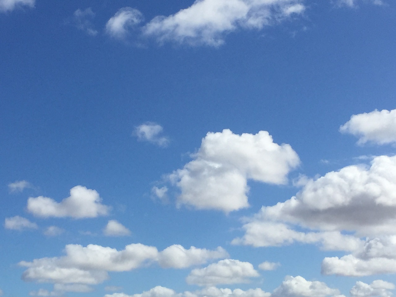 clouds sky fluffy free photo