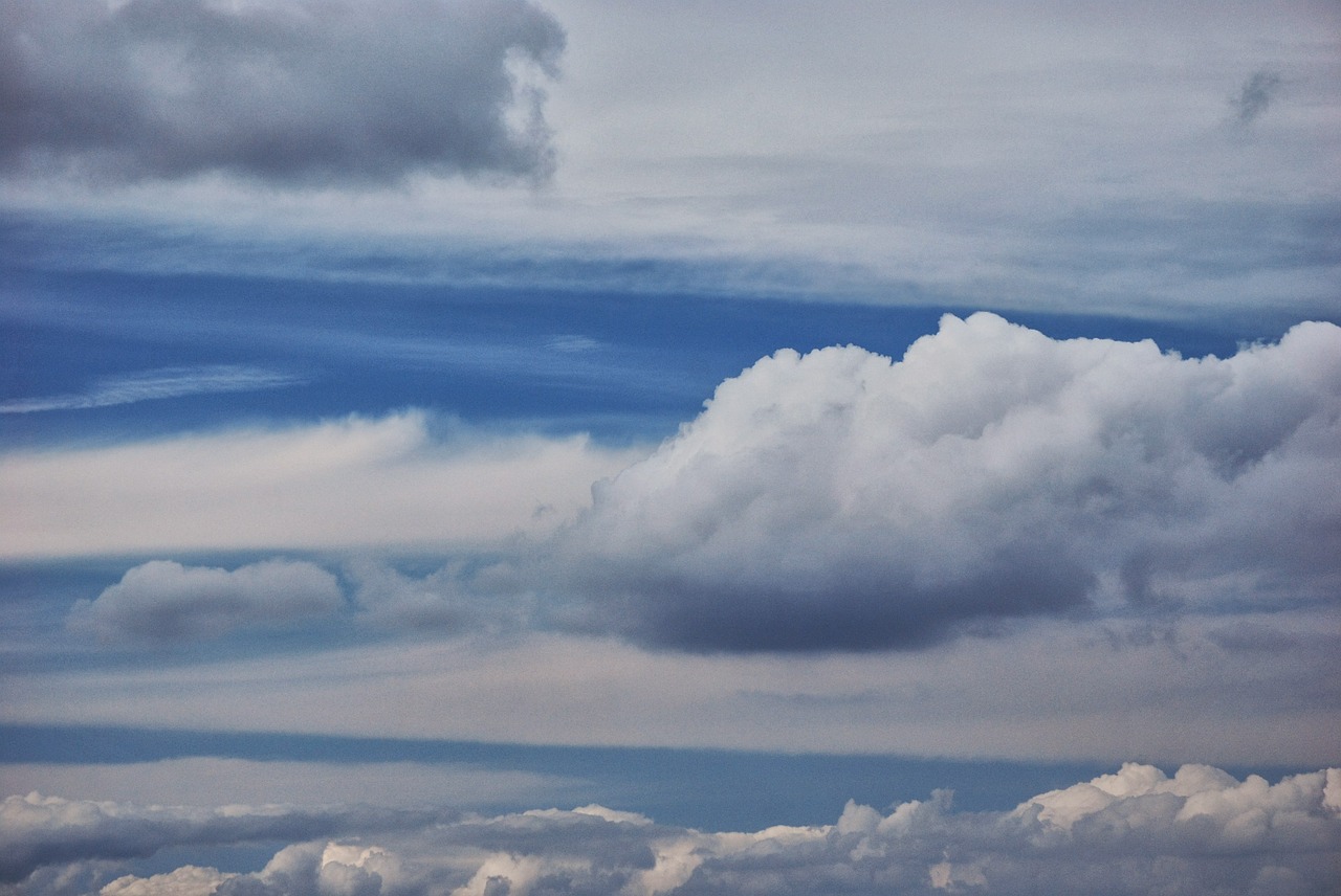 clouds sky cloud cover free photo