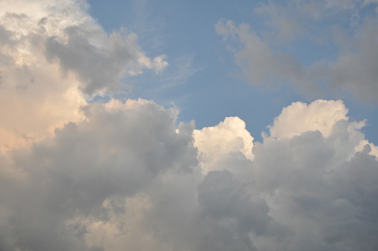 clouds sky summer free photo