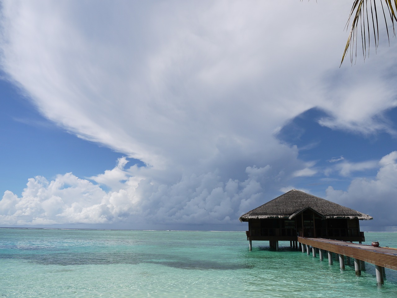 clouds sea sky free photo