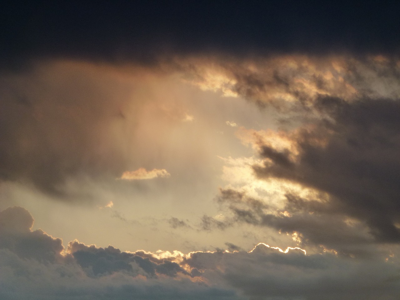 clouds mood thunderstorm free photo