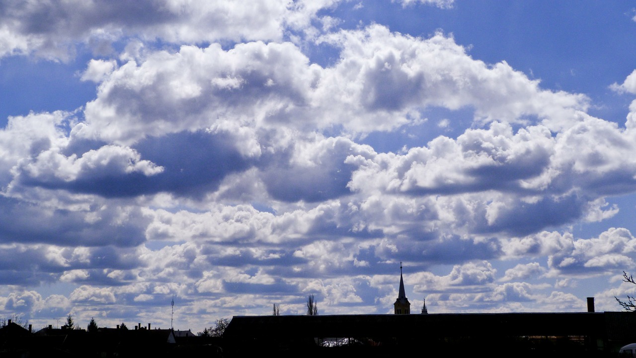 clouds church sky free photo