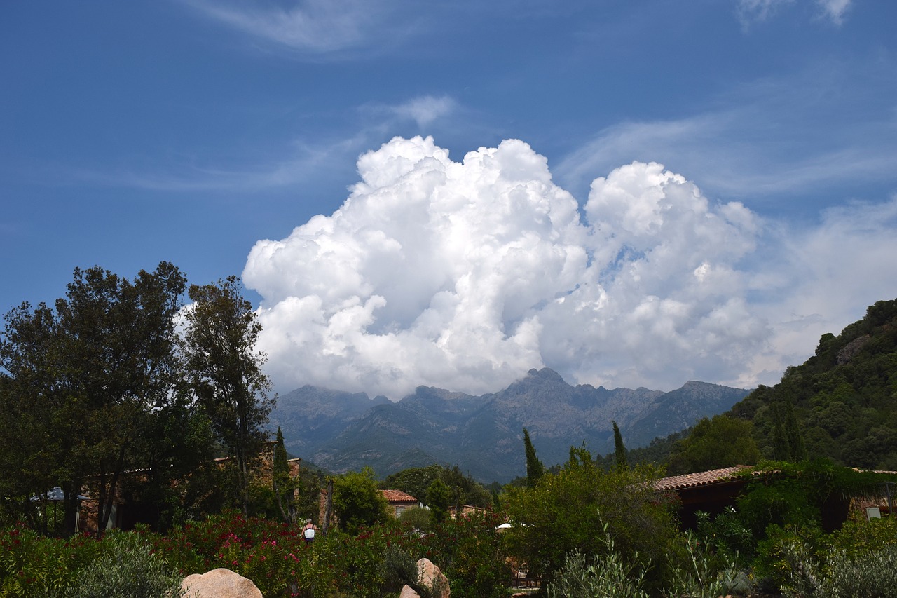 clouds cumulus thundercloud free photo