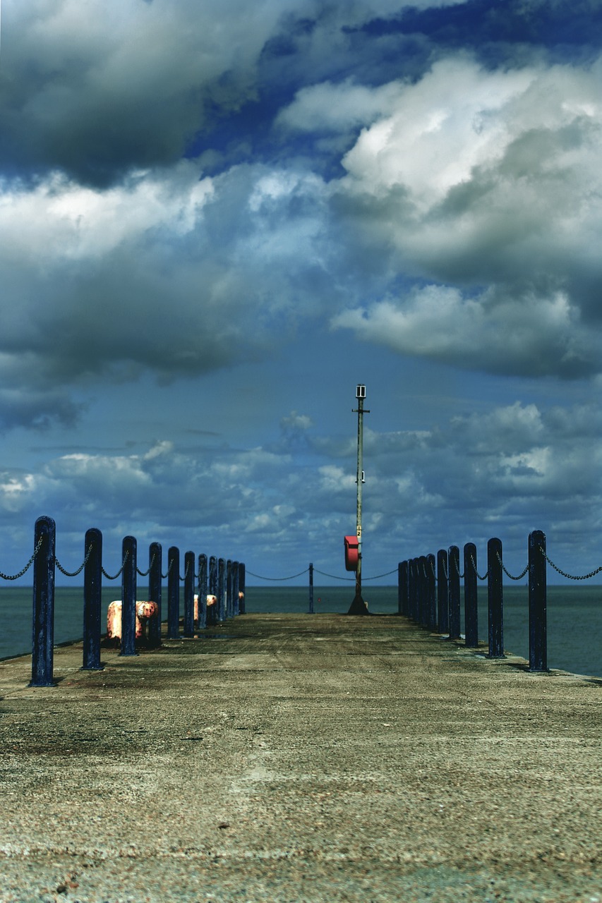 clouds sea sky free photo