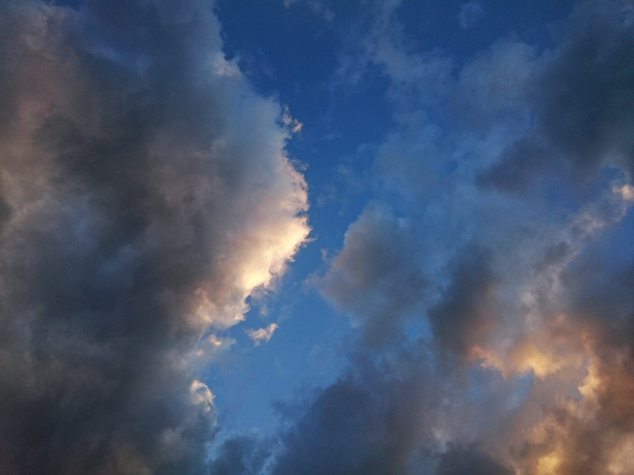 clouds sky cloud free photo