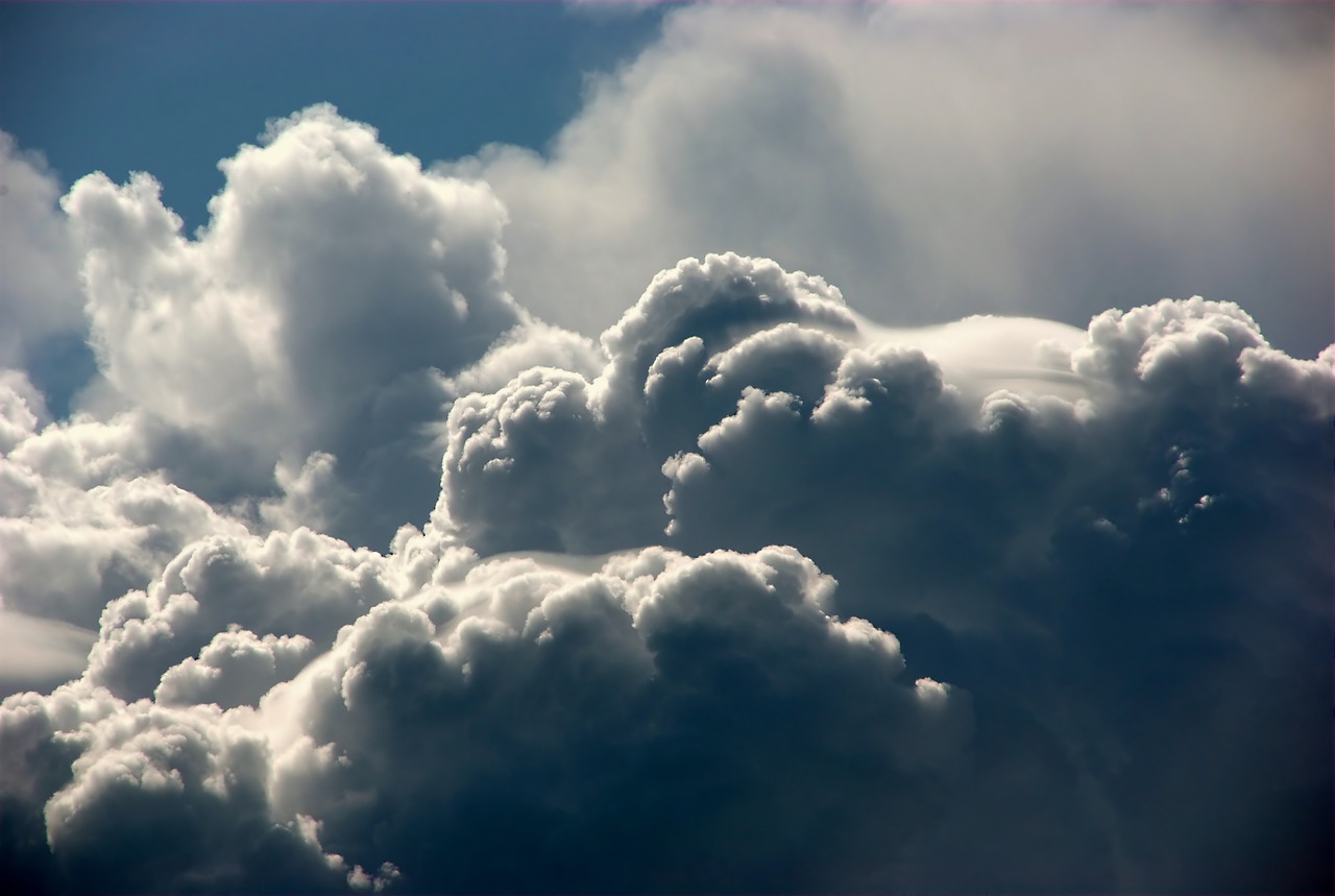 clouds sky clouds form free photo