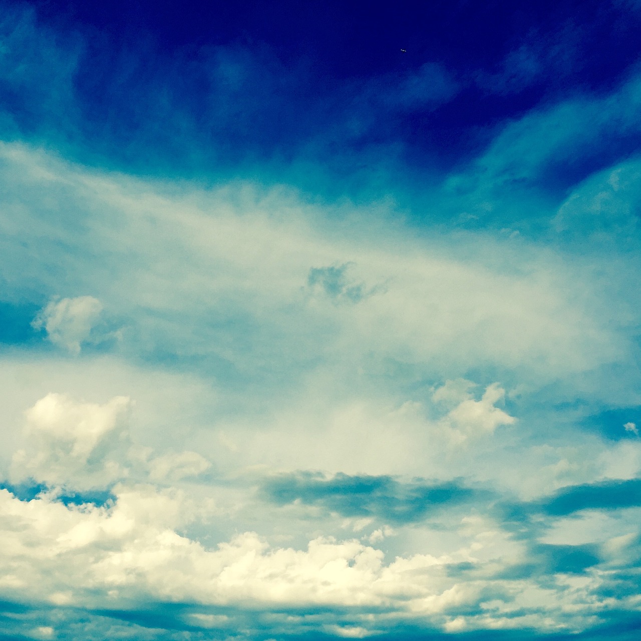 clouds blue sky nature free photo