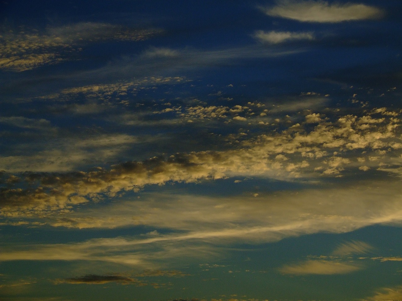 clouds sky blue free photo