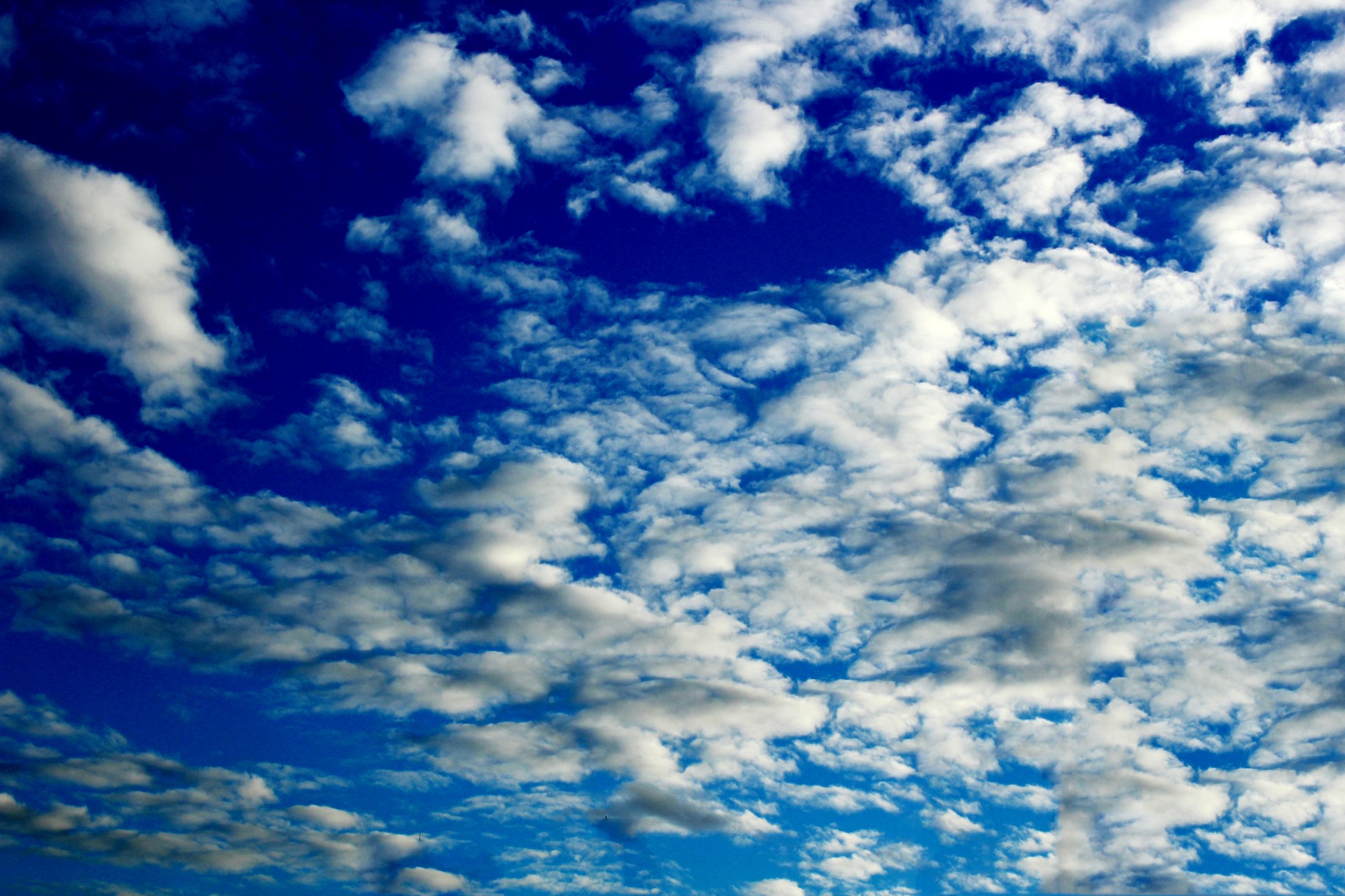 clouds cloudy sky blue sky free photo