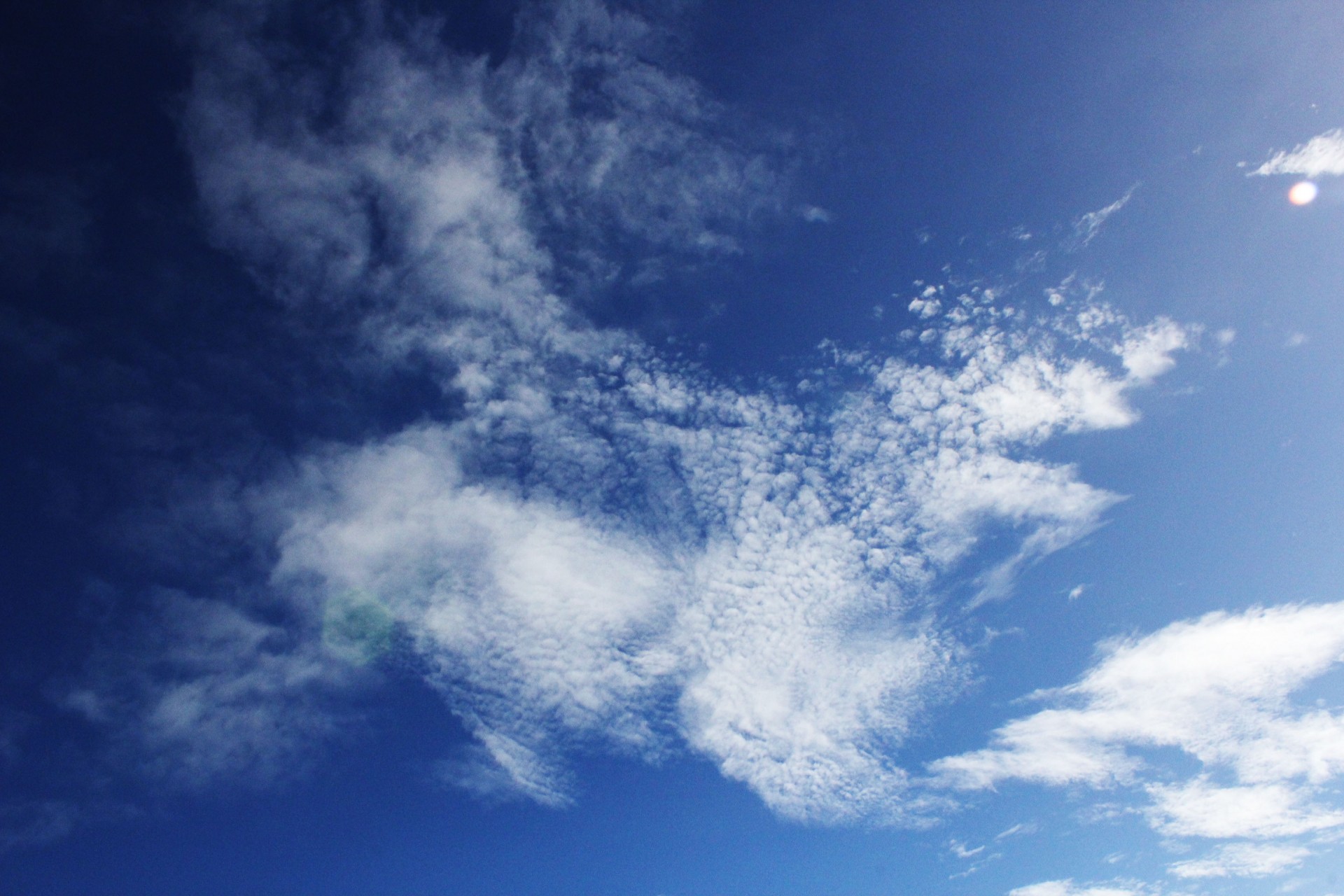 clouds cloudy sky blue sky free photo