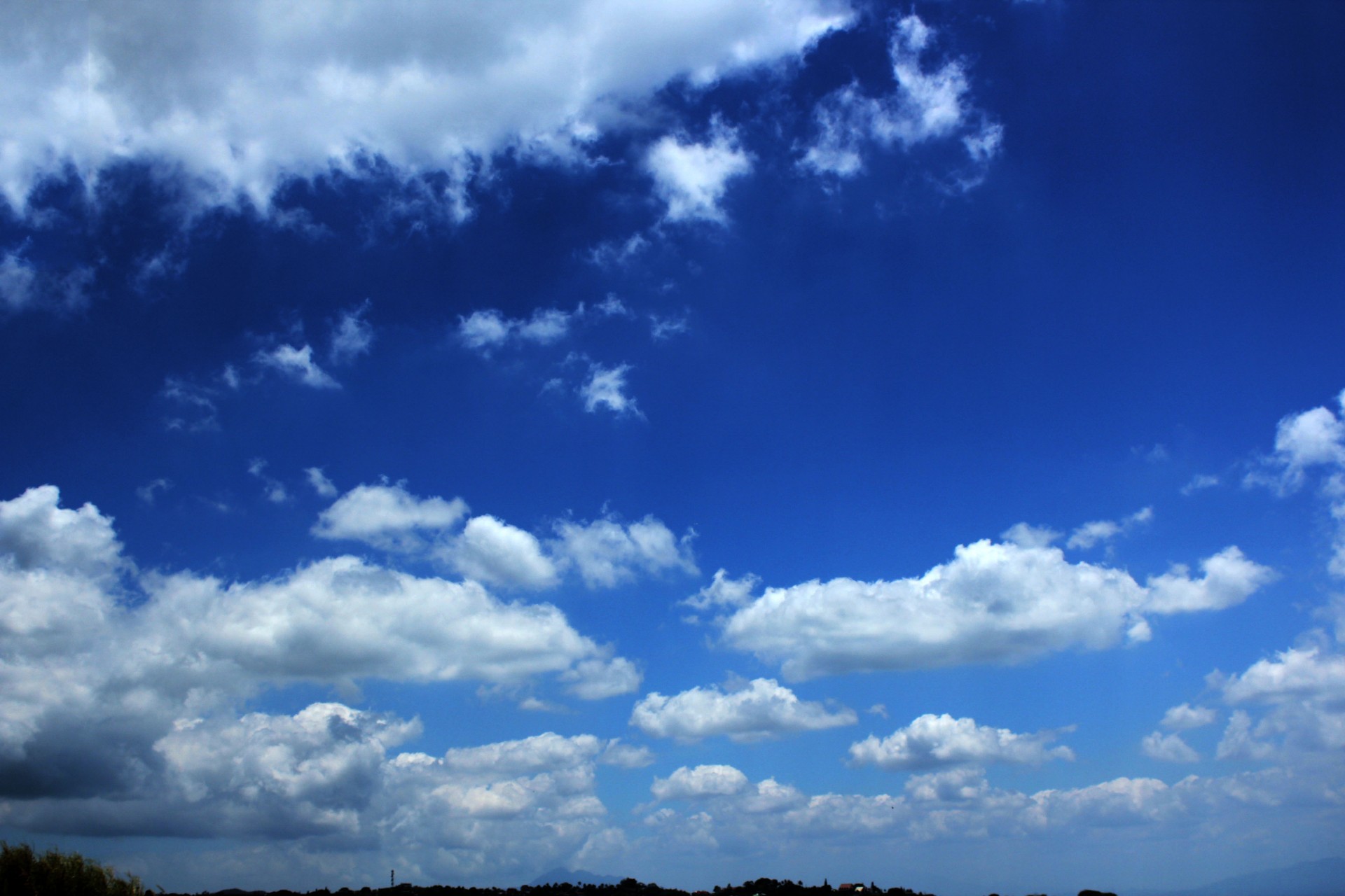 clouds cloudy sky blue sky free photo