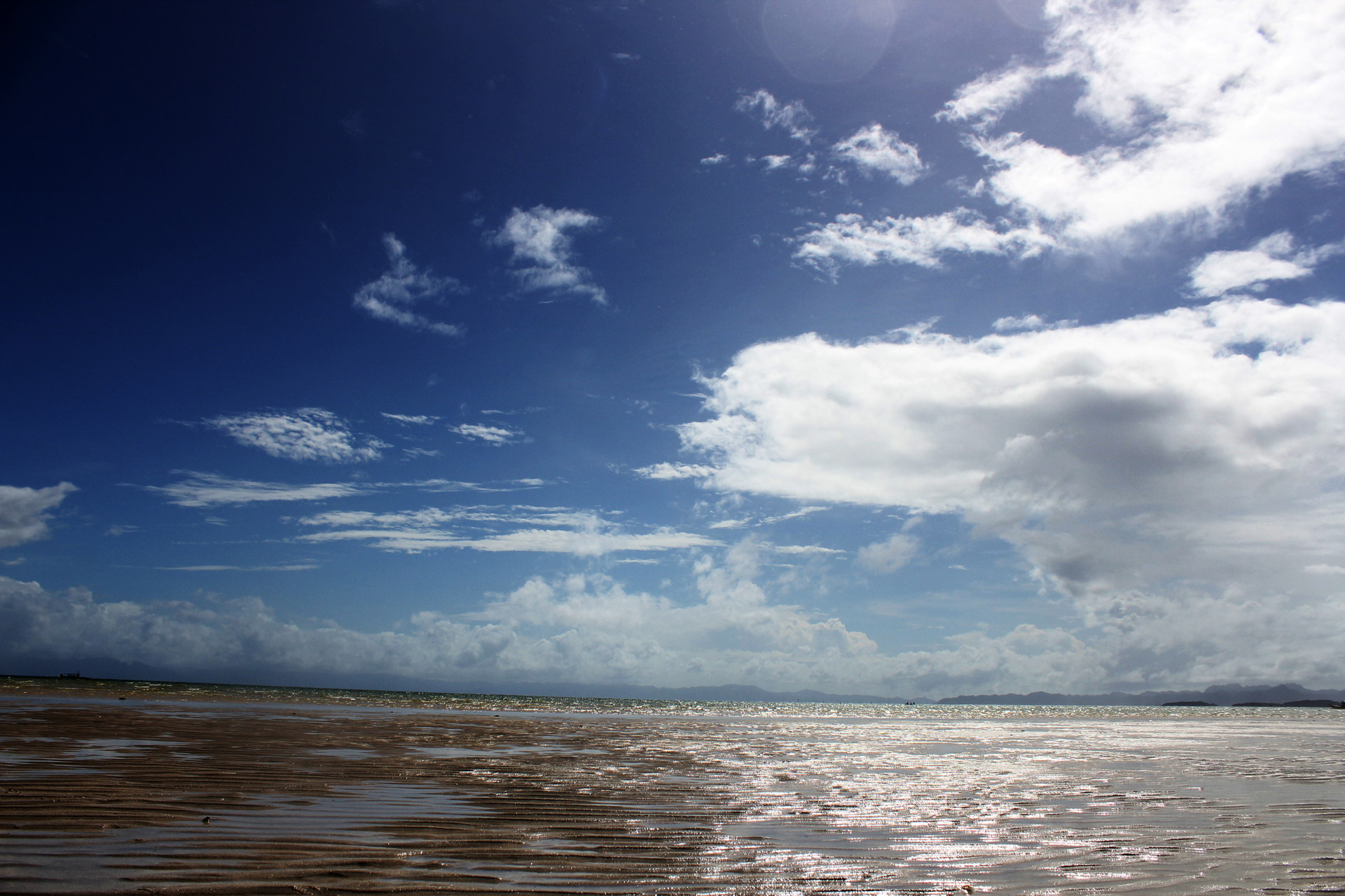 clouds cloudy sky blue sky free photo