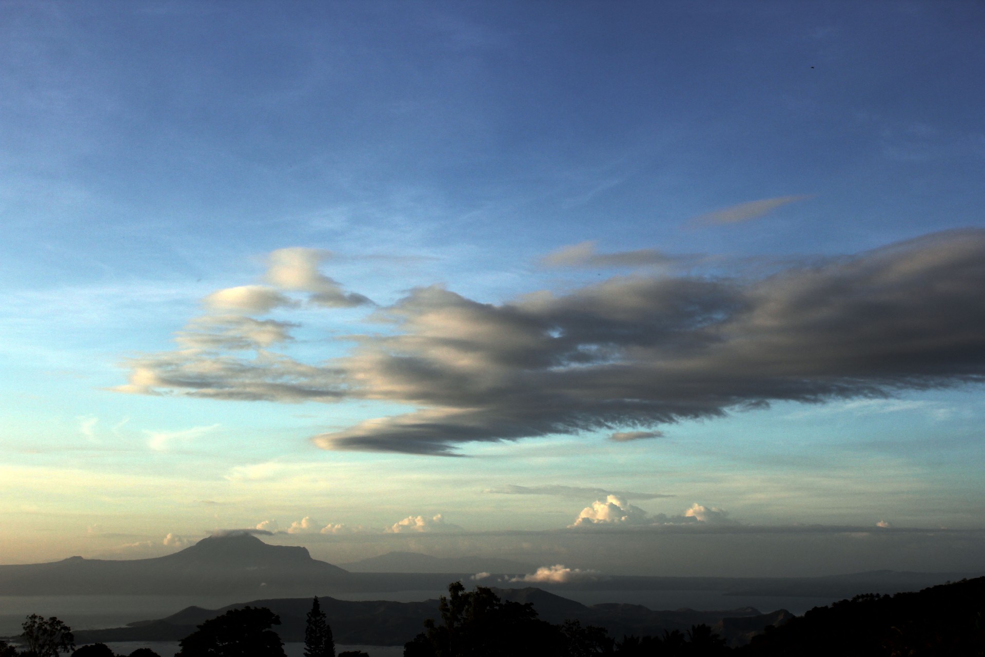 clouds cloudy sky blue sky free photo