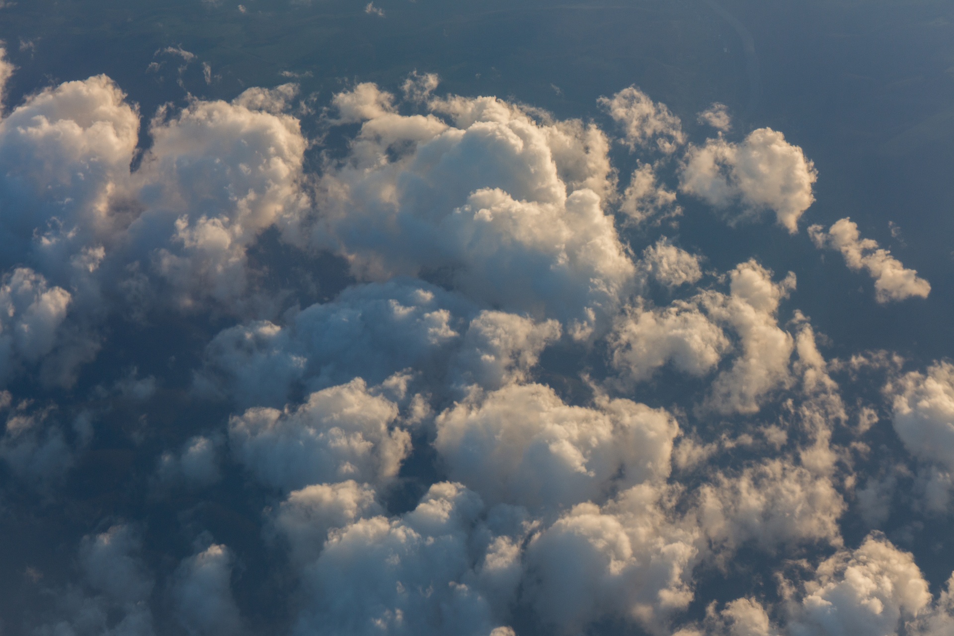 clouds sky aerial free photo