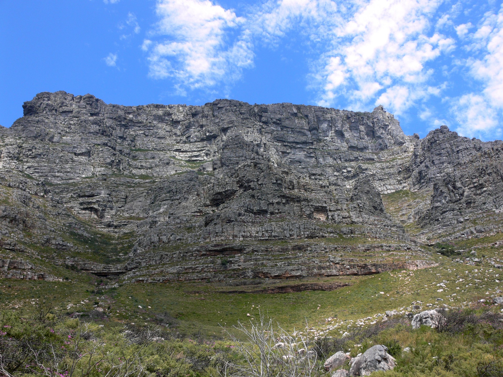 mountain clouds rocks free photo