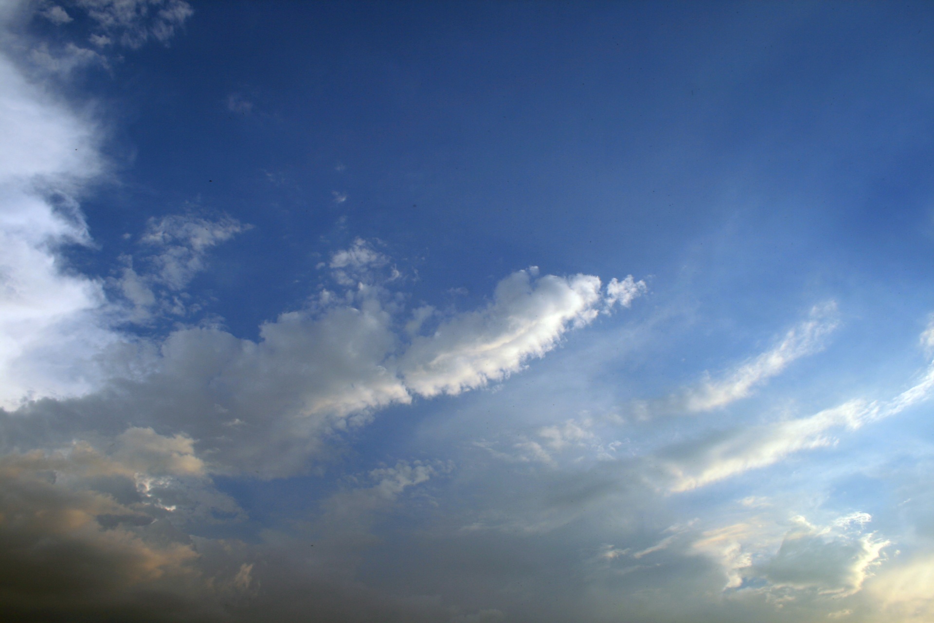 clouds sky blue free photo