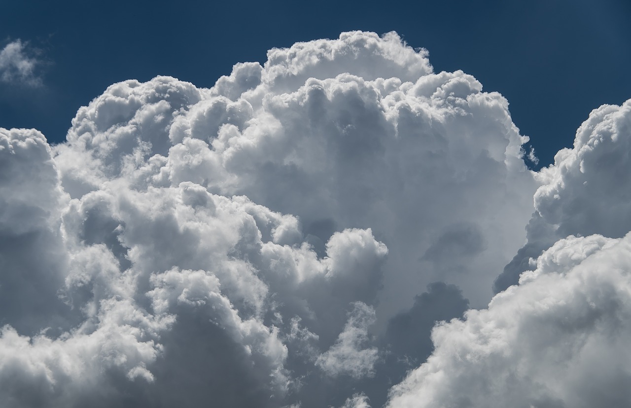 cloudscape sky clouds free photo