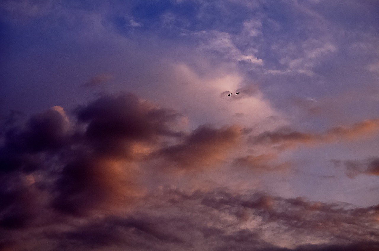 cloudscape sky clouds free photo