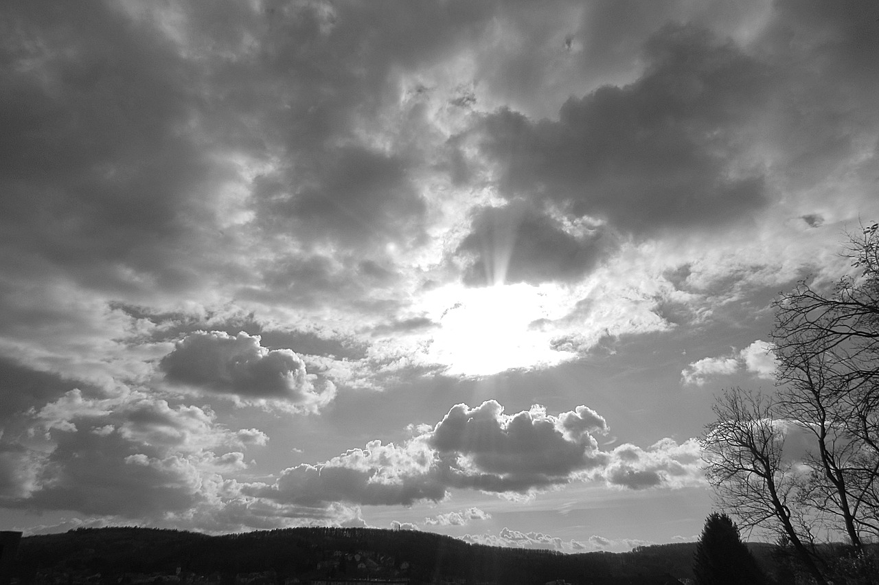 cloudscape clouds dark clouds free photo