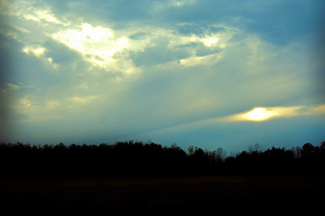cloudy clouds heaven free photo
