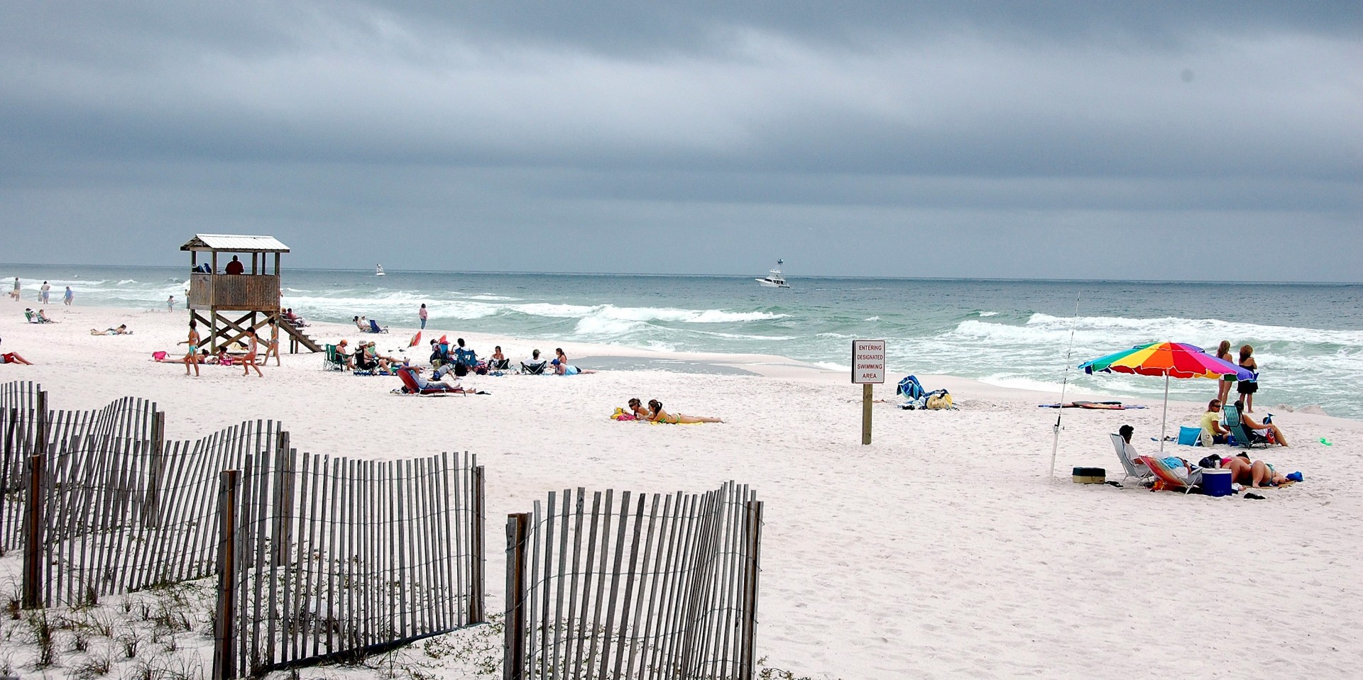 people beach landscape free photo